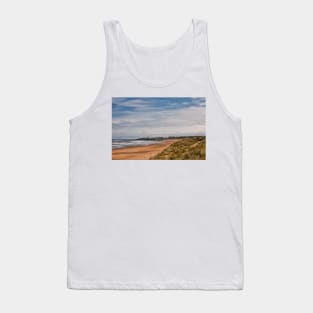 Springtime on the beach at Seaton Sluice Tank Top